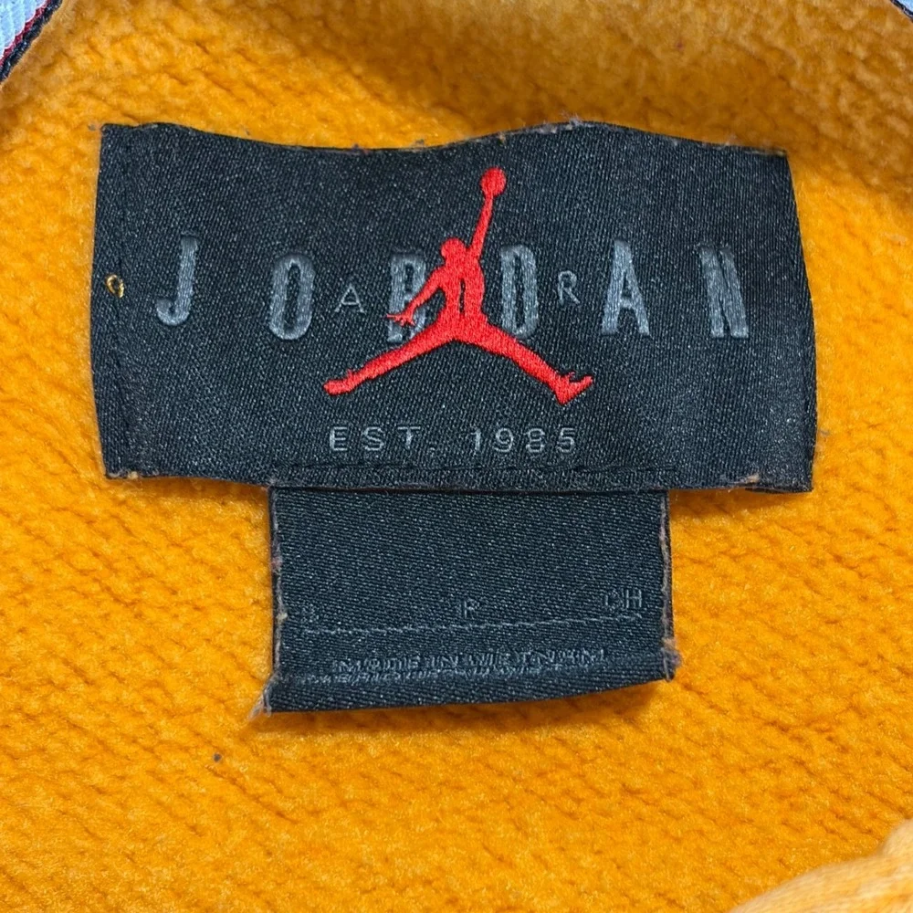 Jordan Hoodie Mens Small‎ Orange Jumpman Graphic Pullover DJ0210-738